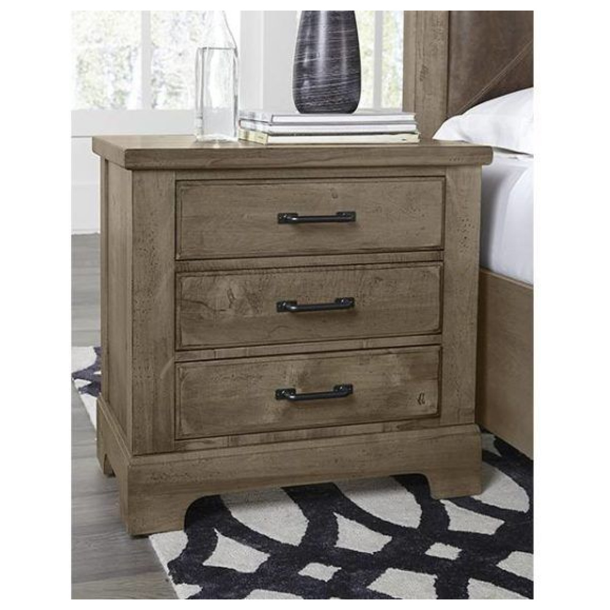 Artisan & Post Cool Rustic Stone Grey Nightstand Nightstands 08 4