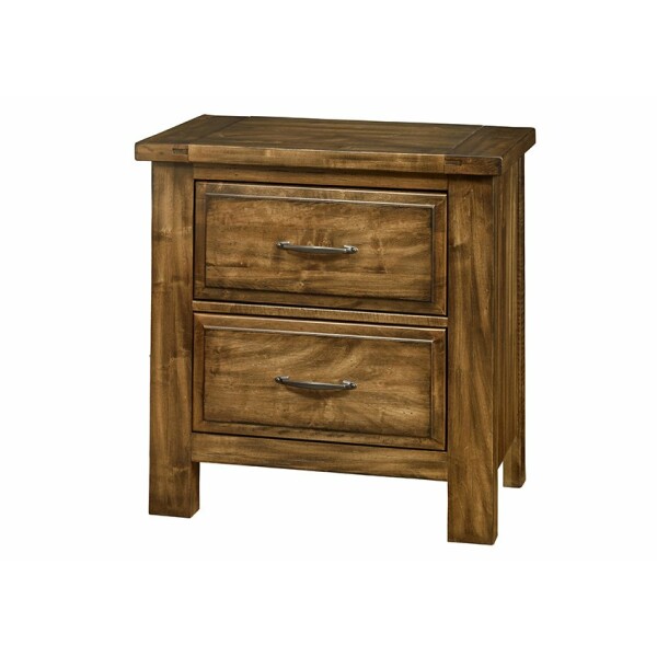 Artisan & Post Maple Road Antique Amish Night Stand – 2 Drawers Nightstands Vaughan Bassett 2