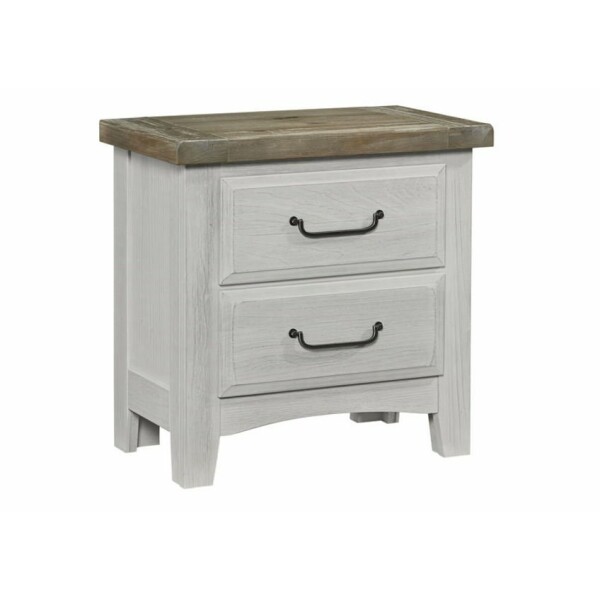 Sawmill 2-Drawer Nightstand Alabaster 2-Tone Nightstands Vaughan Bassett