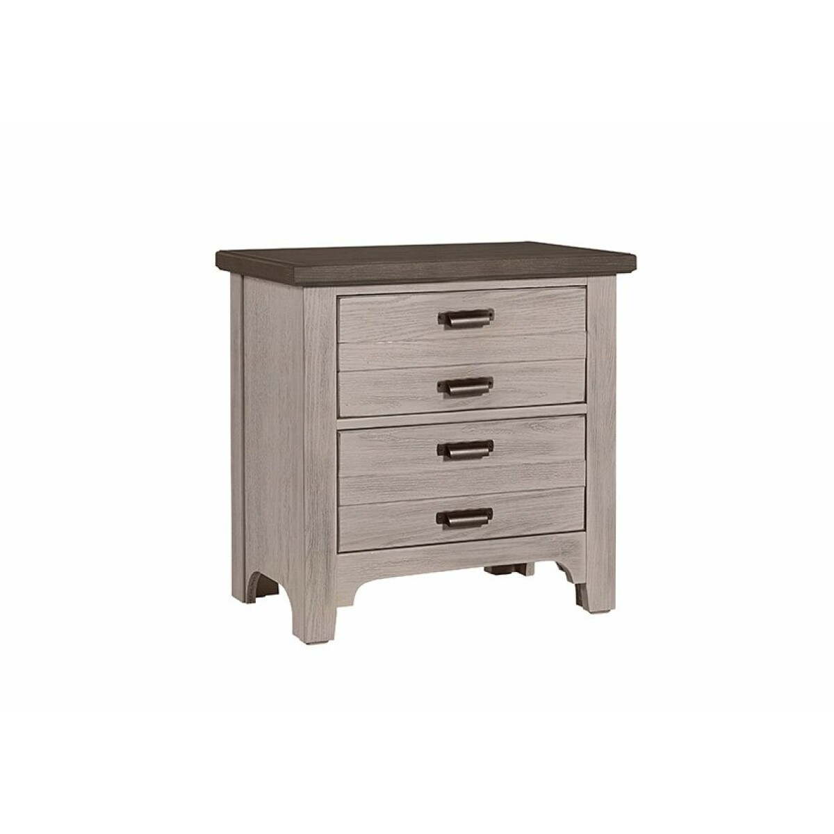 LMCO Home Bungalow Nightstands – 2 Drawer Dover Grey/Folkstone Nightstands Vaughan Bassett 4
