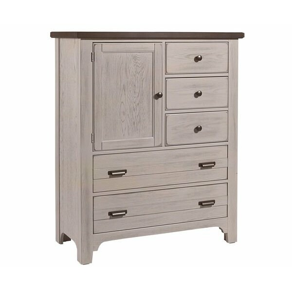 LMCO Home Bungalow Door Chest Dover Grey/Folkstone Chests Vaughan Bassett