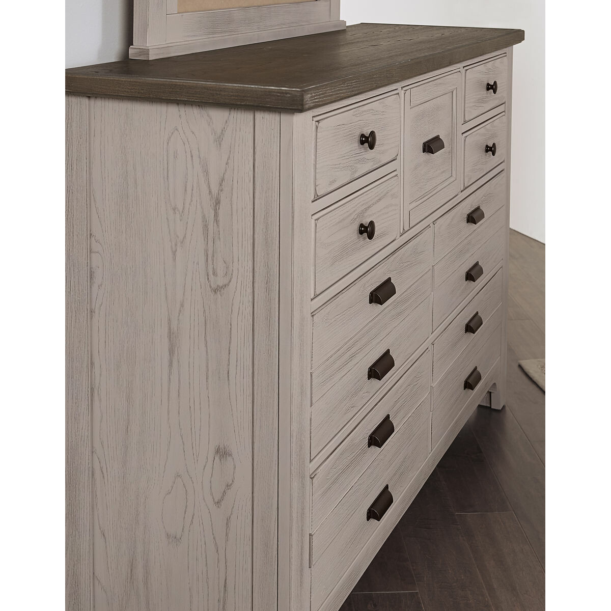LMCO Home Bungalow Dover Grey Dresser Dressers 08 10