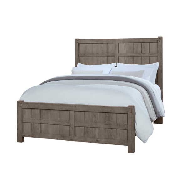 Dovetail Queen Board & Batten Bed Mystic Grey Beds 04
