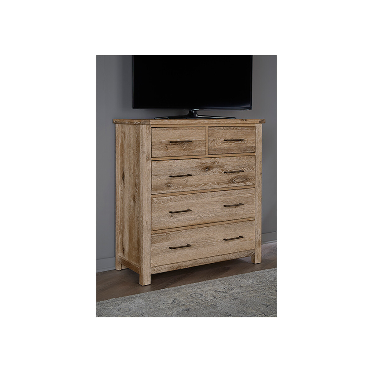 Dovetail Standing Dresser Sun Bleached White Dressers 04 4