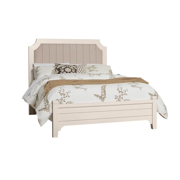 Bungalow Home Upholstered Queen Bed Lattice Beds Vaughan Bassett
