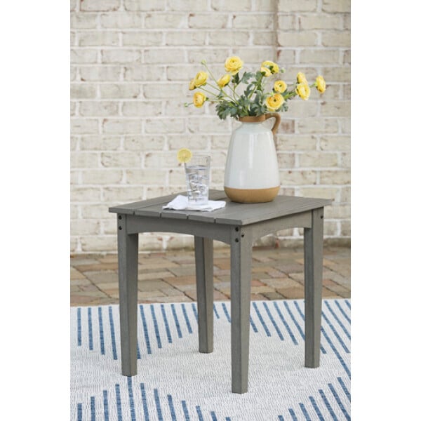 Visola Outdoor End Table (Clearance – CASH and CARRY) Clearance ashley furniture