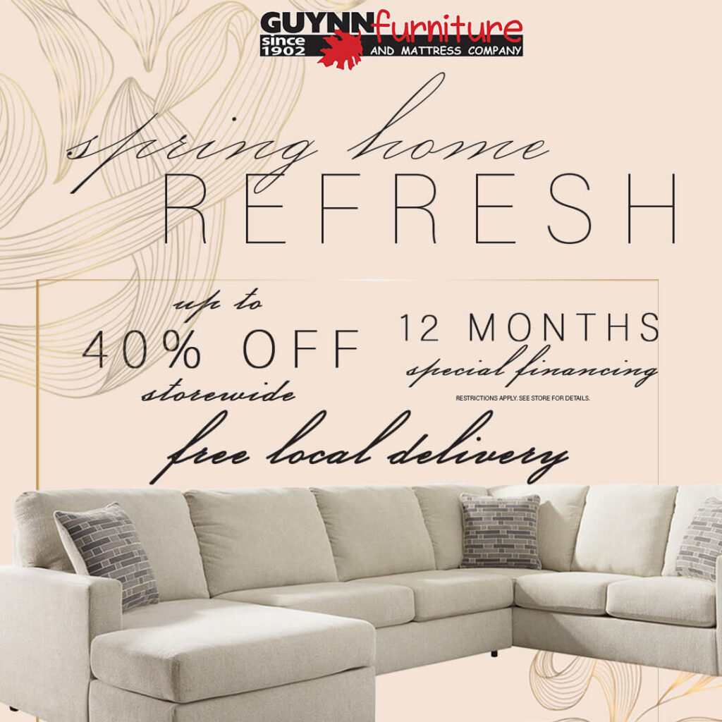 Guynn Spring Refresh Social FURNITURE 1080&times;1080 MAR2026