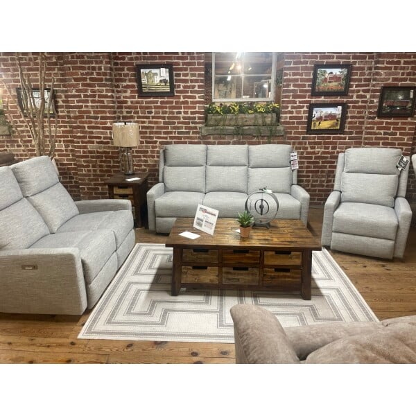 2055 Bassett 3 piece reclining suite