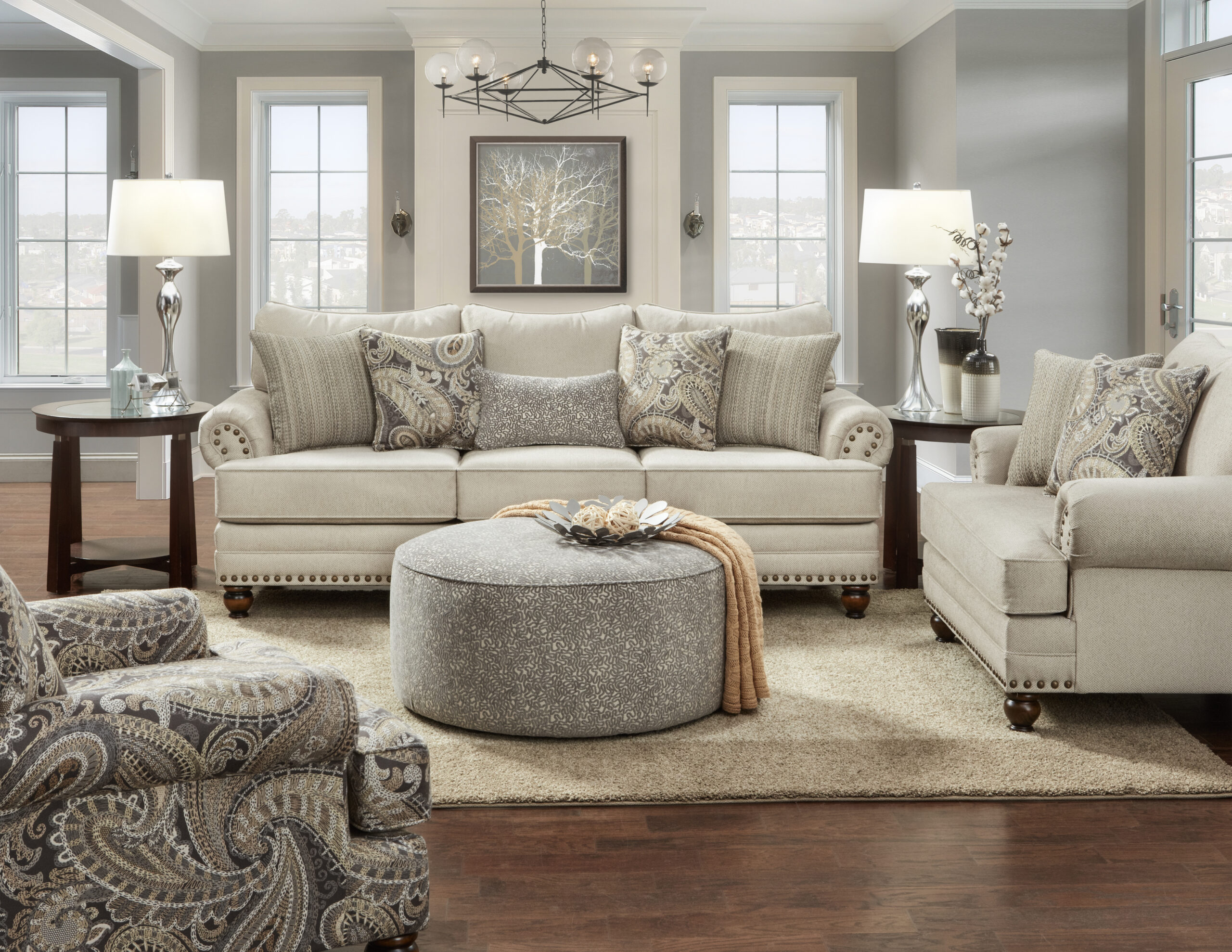Capernicus Cobblestone Accent Chair
