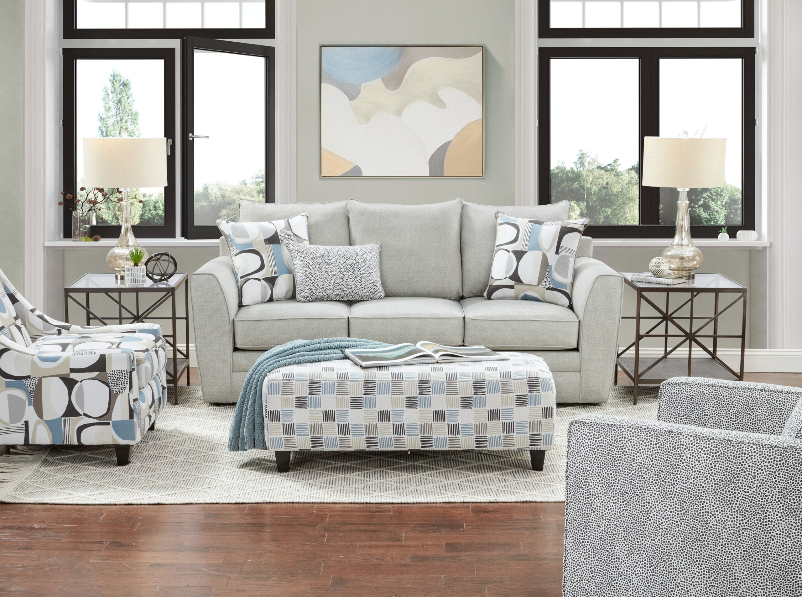 Max Gray Loveseat