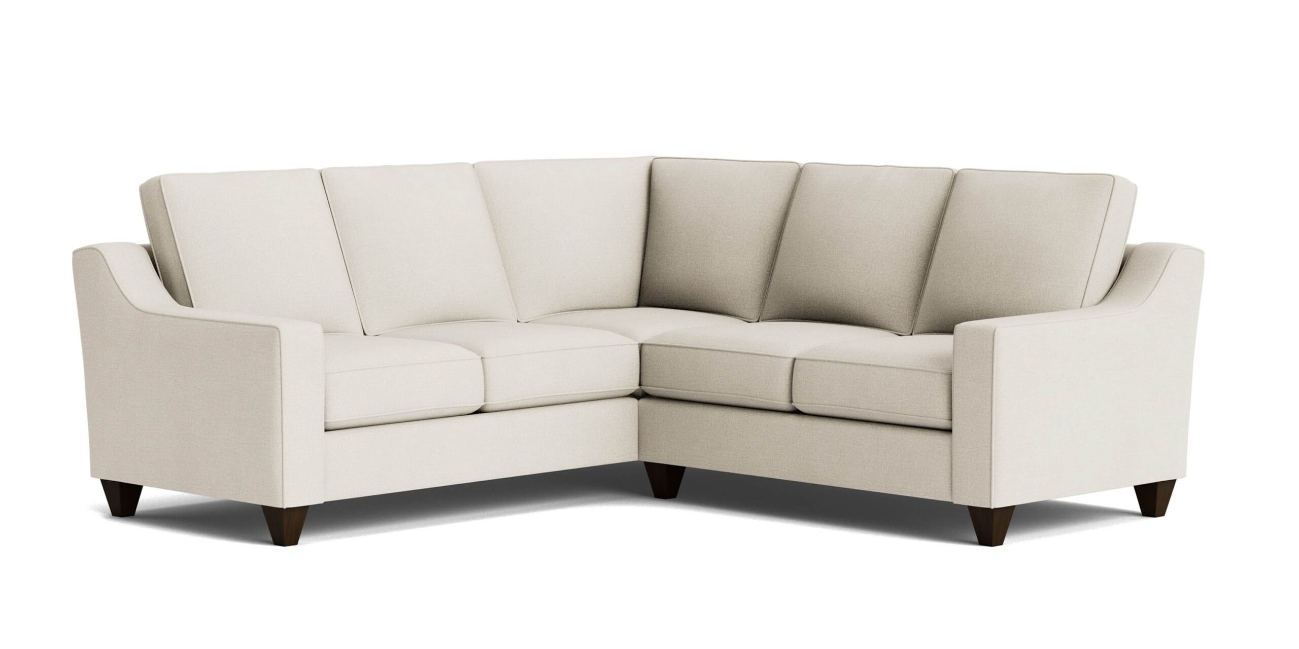 True Custom™ True Custom® Wide Slope Arm L-Shaped Sectional
