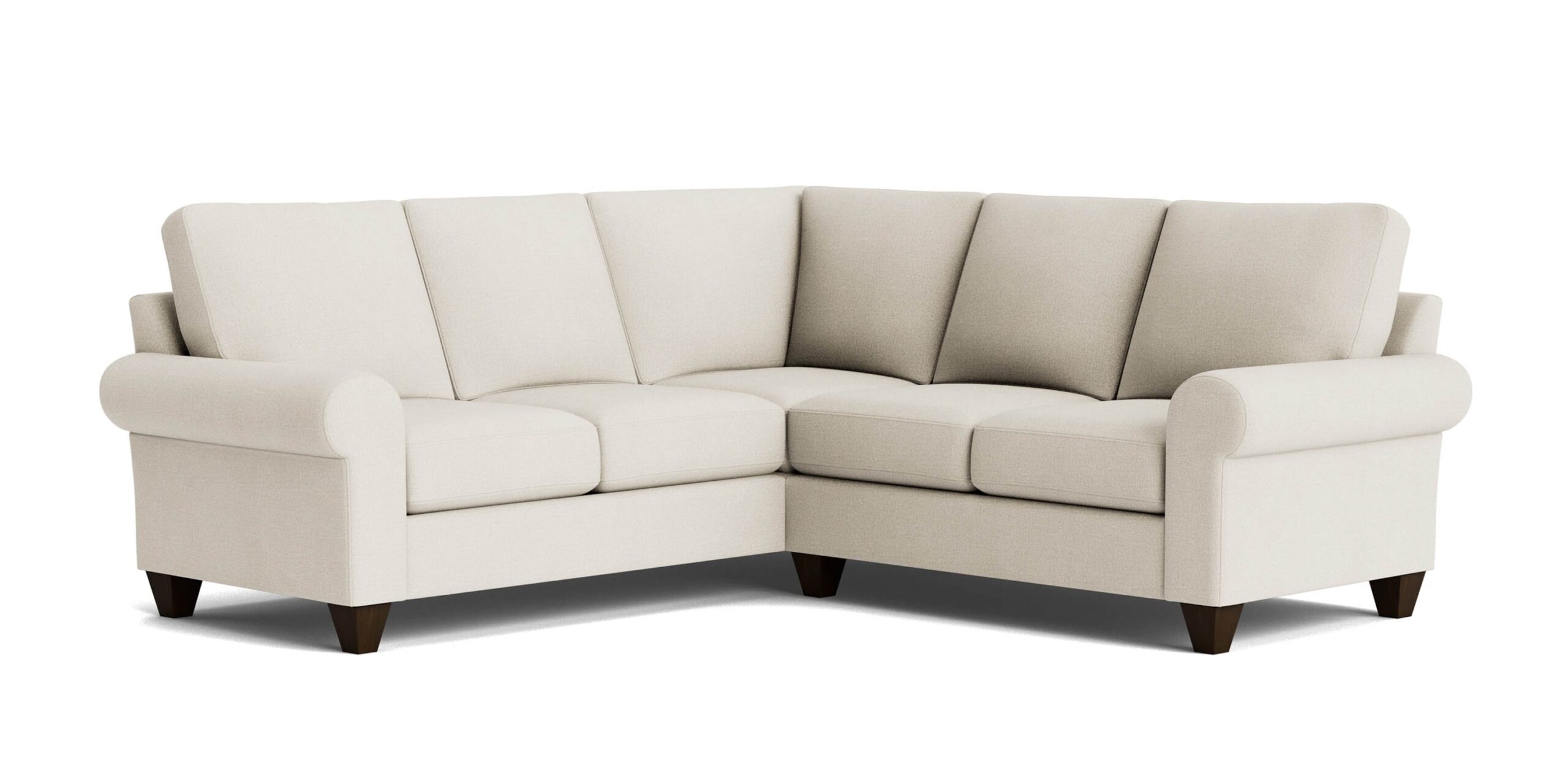True Custom™ True Custom® Large Roll Arm L-Shaped Sectional