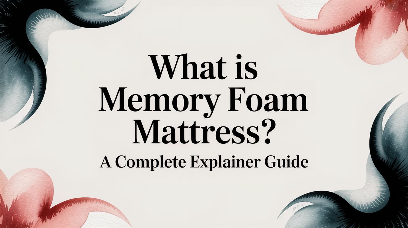 What is memory foam mattress? A Complete Explainer Guide