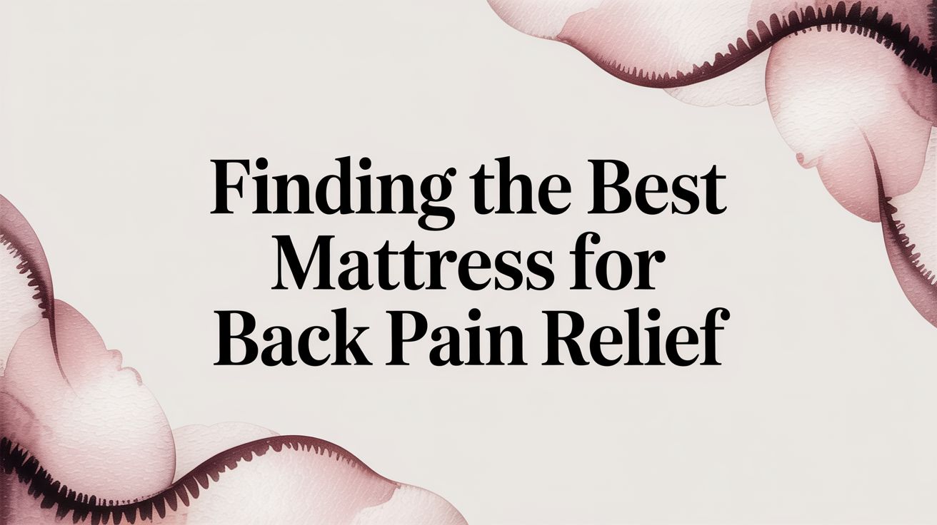 Mattress For Back Pain Relief Title Card