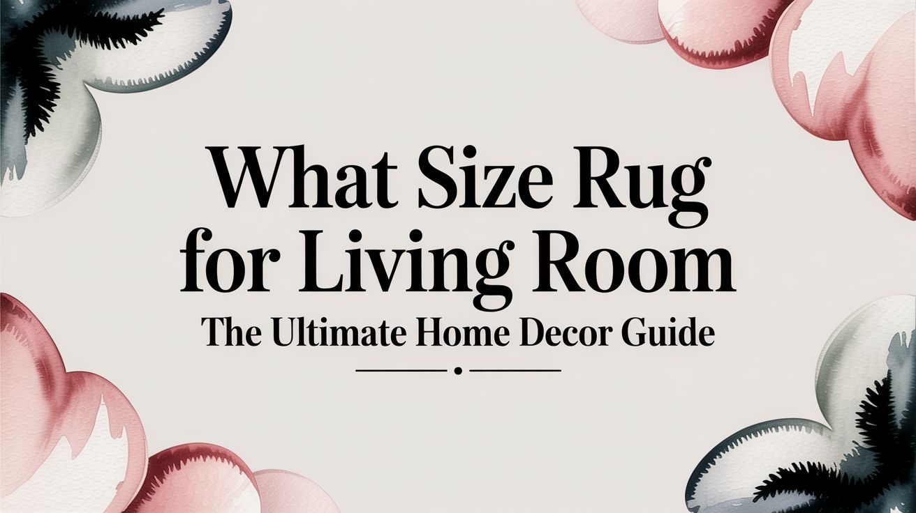 What Size Rug For Living Room Rug Guide