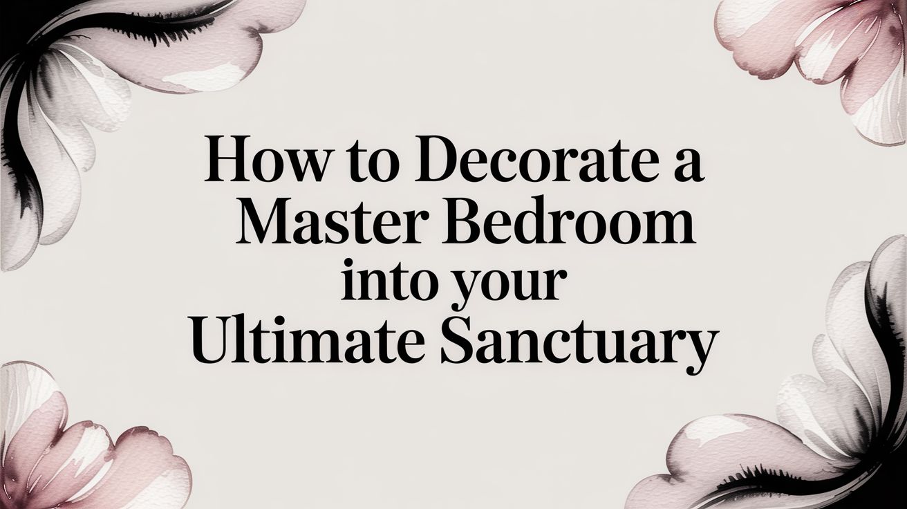 How To Decorate A Master Bedroom Bedroom Decor