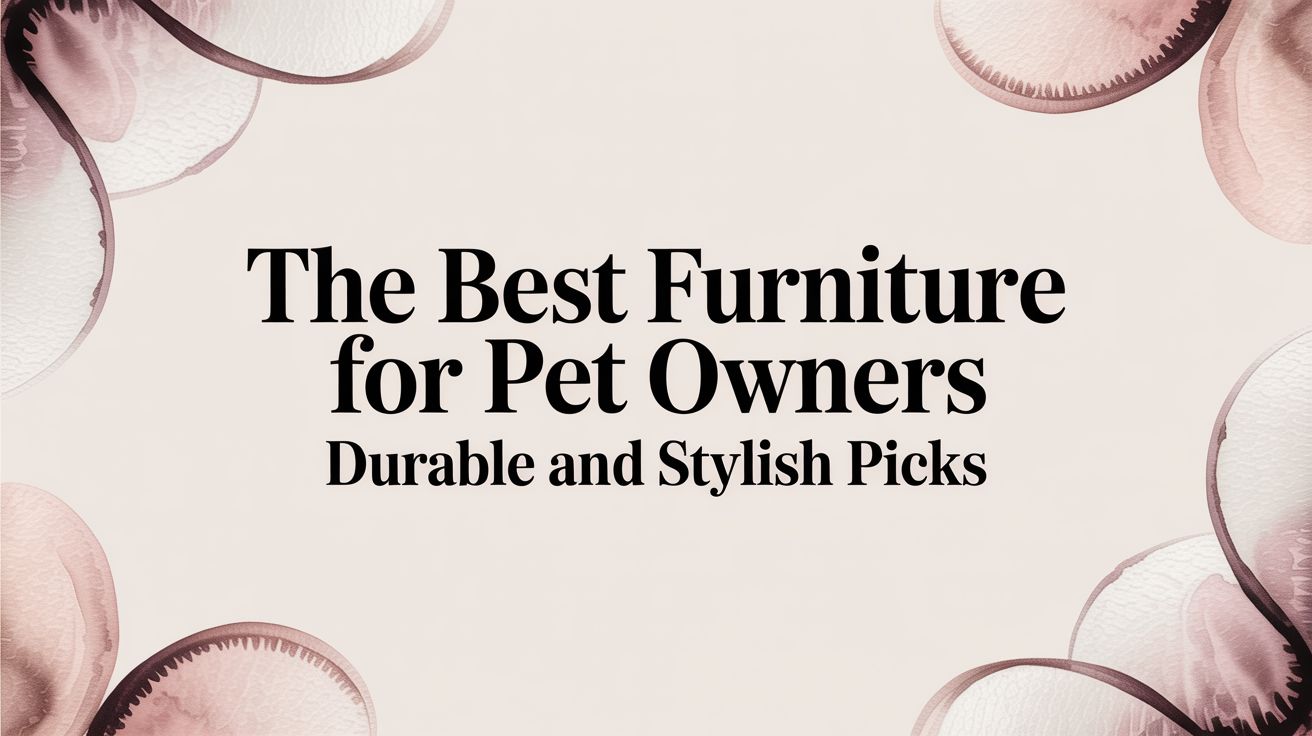 Best Furniture For Pet Owners Title Card