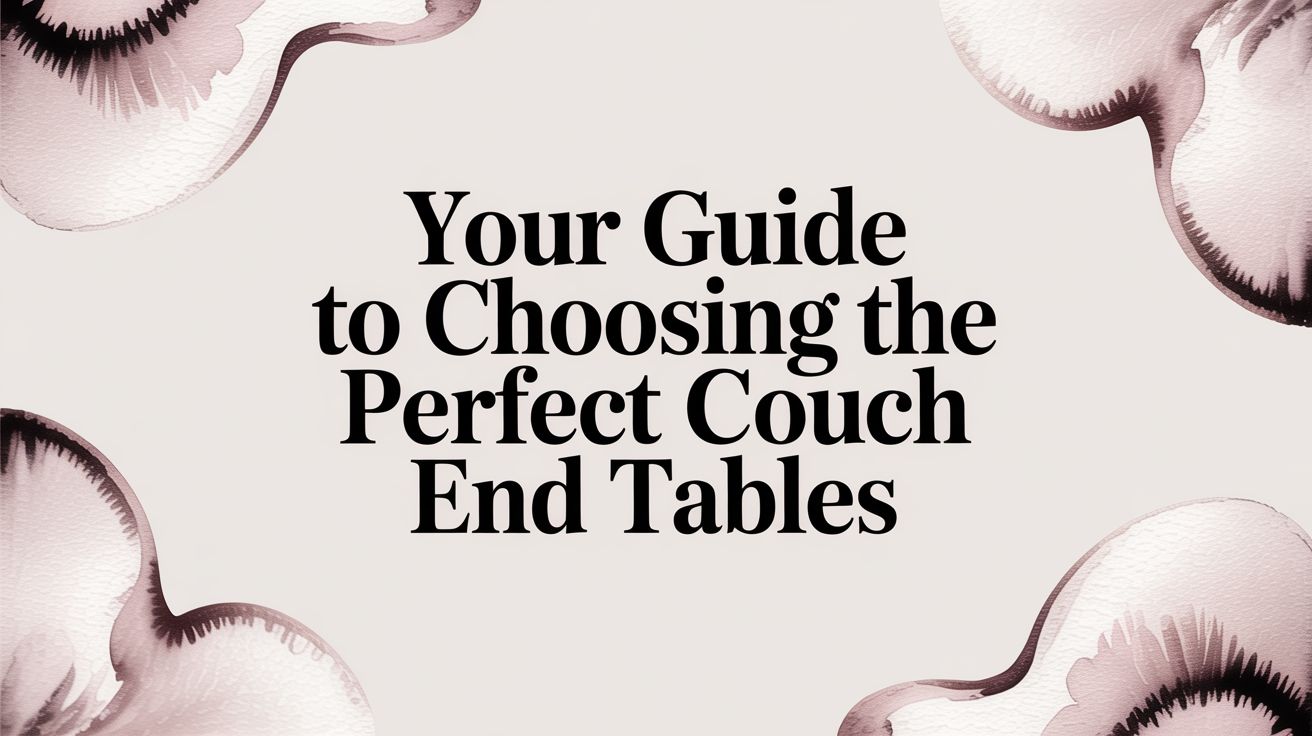 Couch End Tables Guide