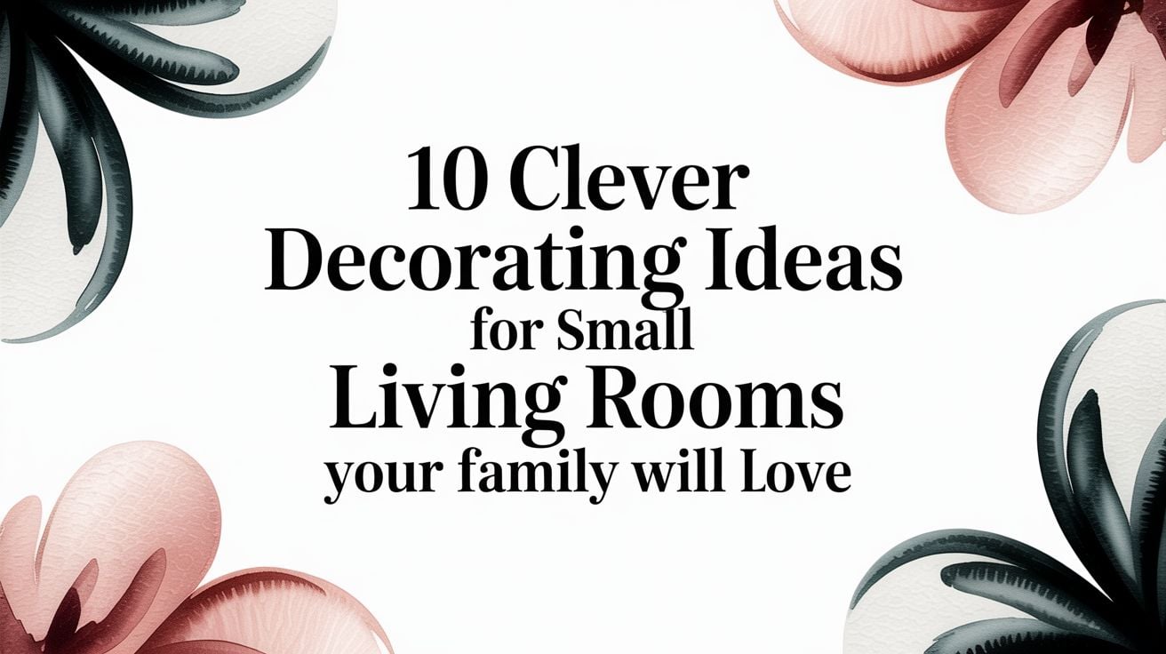 Decorating Ideas For Small Living Rooms Article Title