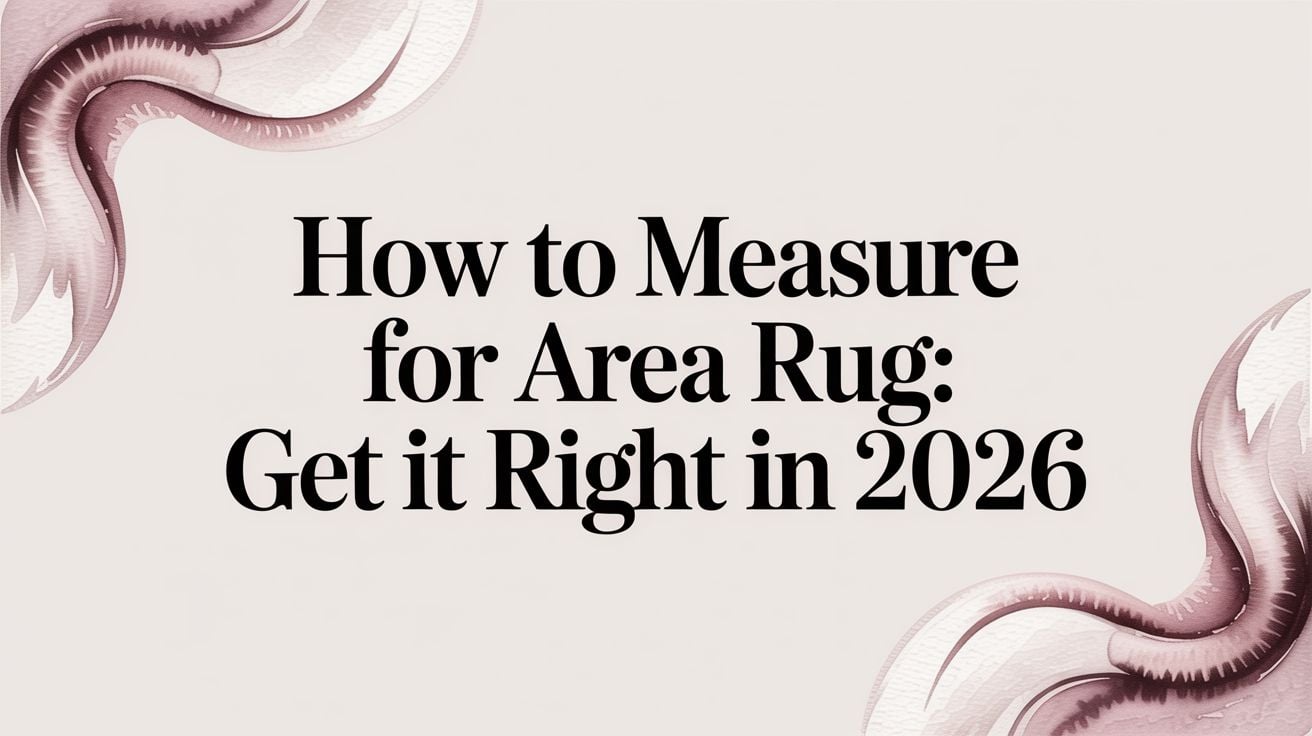 How To Measure For Area Rug Headline