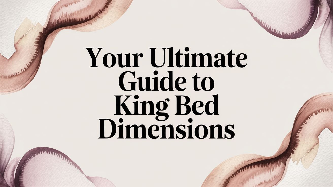 King Bed Dimensions Title Graphic