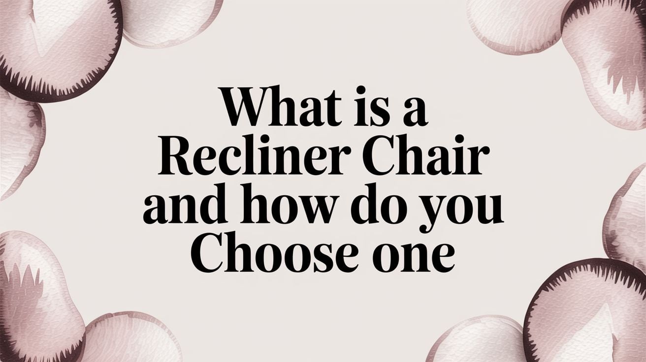What Is A Recliner Chair Question Text