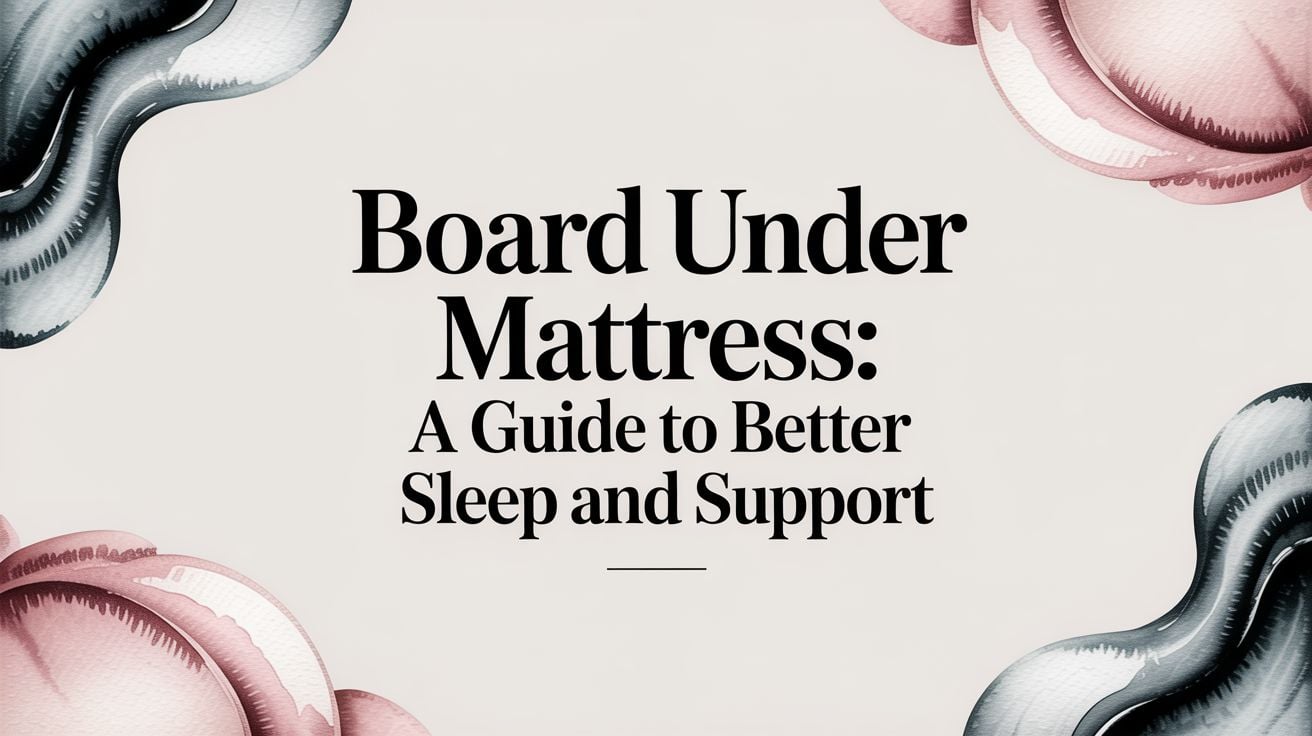 Board Under Mattress Guide Cover