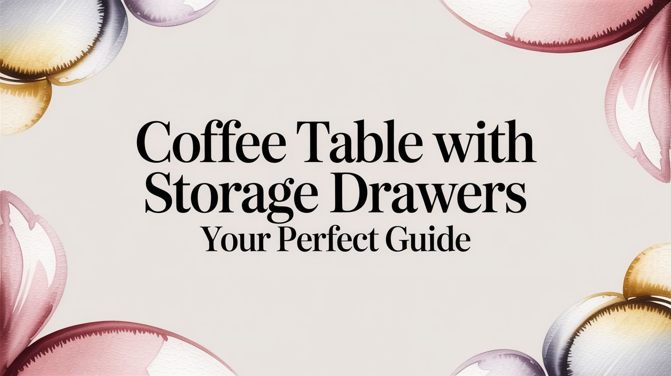 Coffee Table With Storage Drawers Furniture Guide