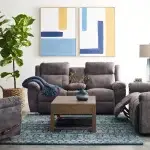 Joel Power Reclining Loveseat w/ Headrest & Console - U49761 - Image 3