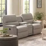 Ava Reclining Loveseat w/ Console - 449769 - Image 3