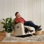 Finley Power Rocking Recliner w/ Headrest & Lumbar - 10X747 - Image 4