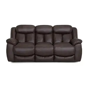 653 Warner Dual Seat Power Reclining Console Loveseat W/integrated Usb Port 65334-83