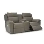 Joel Power Reclining Loveseat w/ Headrest & Console - U49761 - Image 6