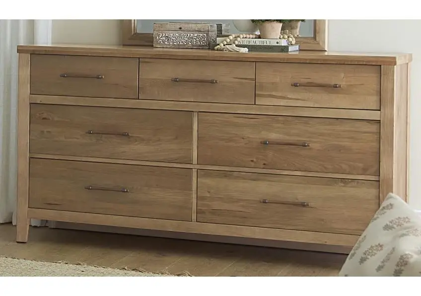 Pure Maple Dresser - 7 Drawer - 182-003