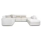 938 Bombay Curved Bump Up Ottoman 93819