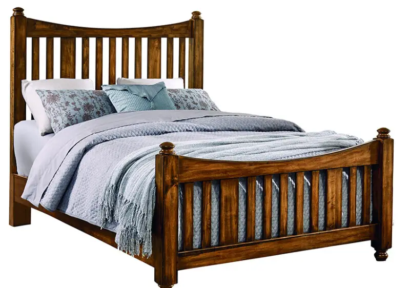 Maple Road Slat Poster Bed With Slat Poster Footboard - 118-558/855/722