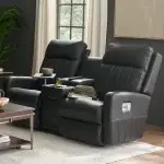 Finley Power Wall Reclining Loveseat w/ Console Headrest & Lumbar - X39747 - Image 3