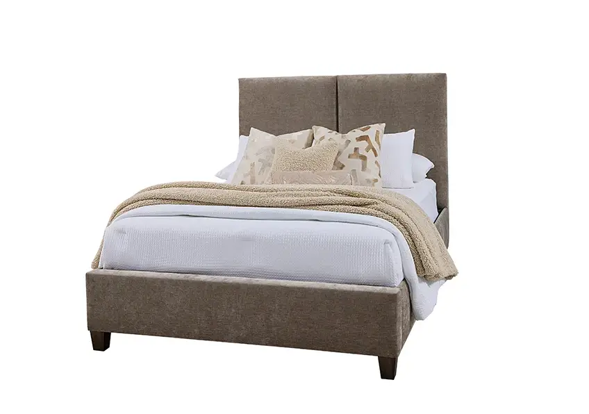 Joinery Upholstered Bed-brindle Grey - 190-551X-155X-822X-404