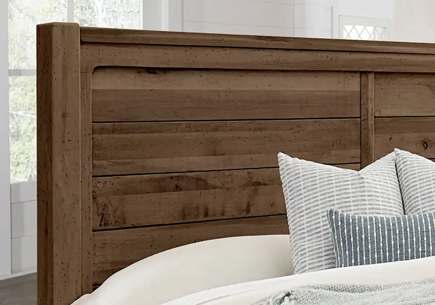 Cool Rustic Plank Bed in Cal King - 170-668-866-944-MS2