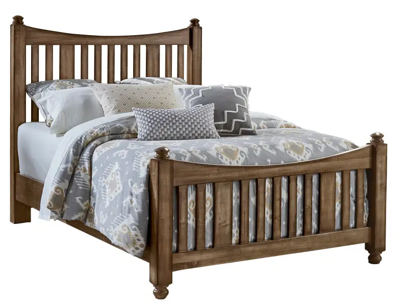 Maple Road Slat Poster Bed With Slat Poster Footboard - 117-668/866/944/MS2