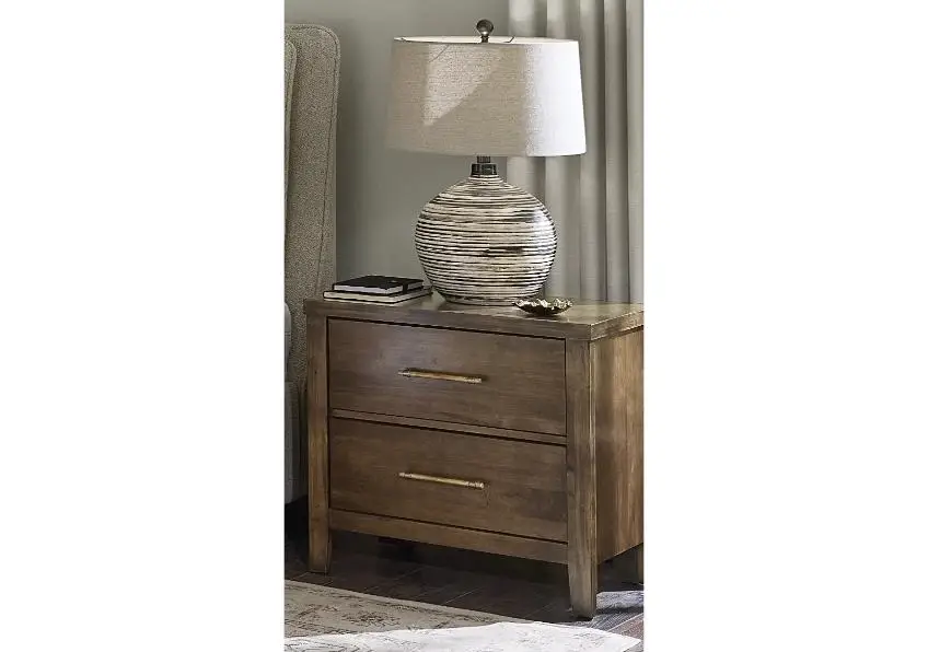 Pure Maple Night Stand - 2 Drawer - 180-227