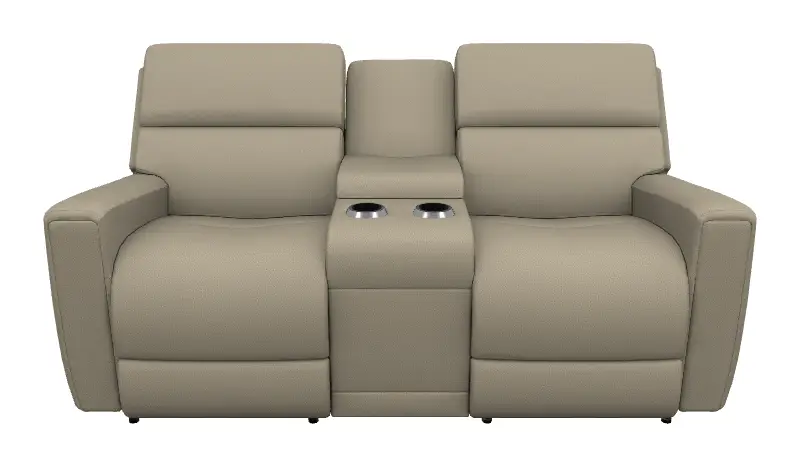 Apollo Power Reclining Loveseat w/ Headrest & Console - U49757