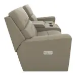 Apollo Power Reclining Loveseat w/ Headrest & Console - U49757 - Image 4