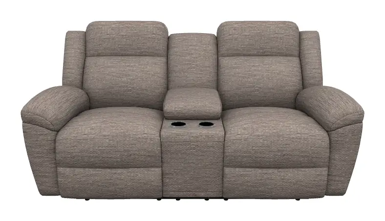 Joel Power Reclining Loveseat w/ Headrest & Console - U49761