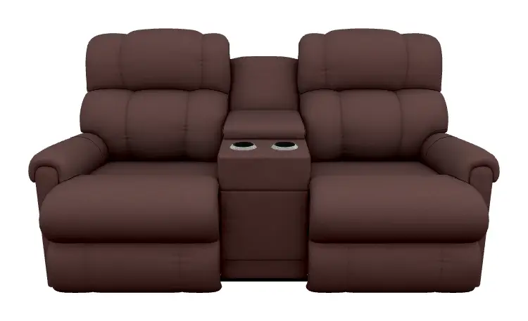 Pinnacle Power Wall Reclining Loveseat w/ Headrest & Console - U39512