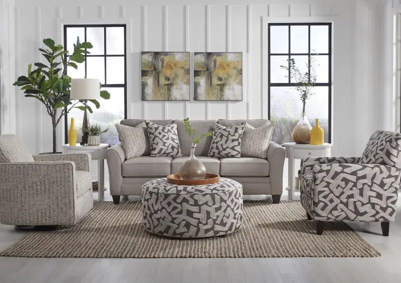 Amos Mink Ottoman