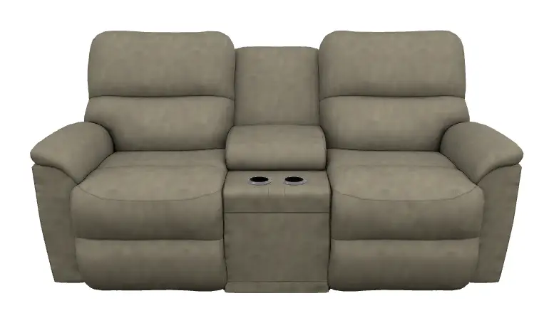 Brooks Power Reclining Loveseat w/ Console Headrest & Lumbar - X49727