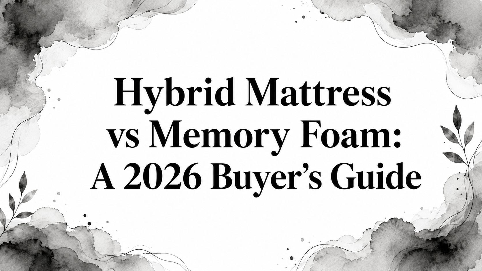 Hybrid Mattress Vs Memory Foam Guide