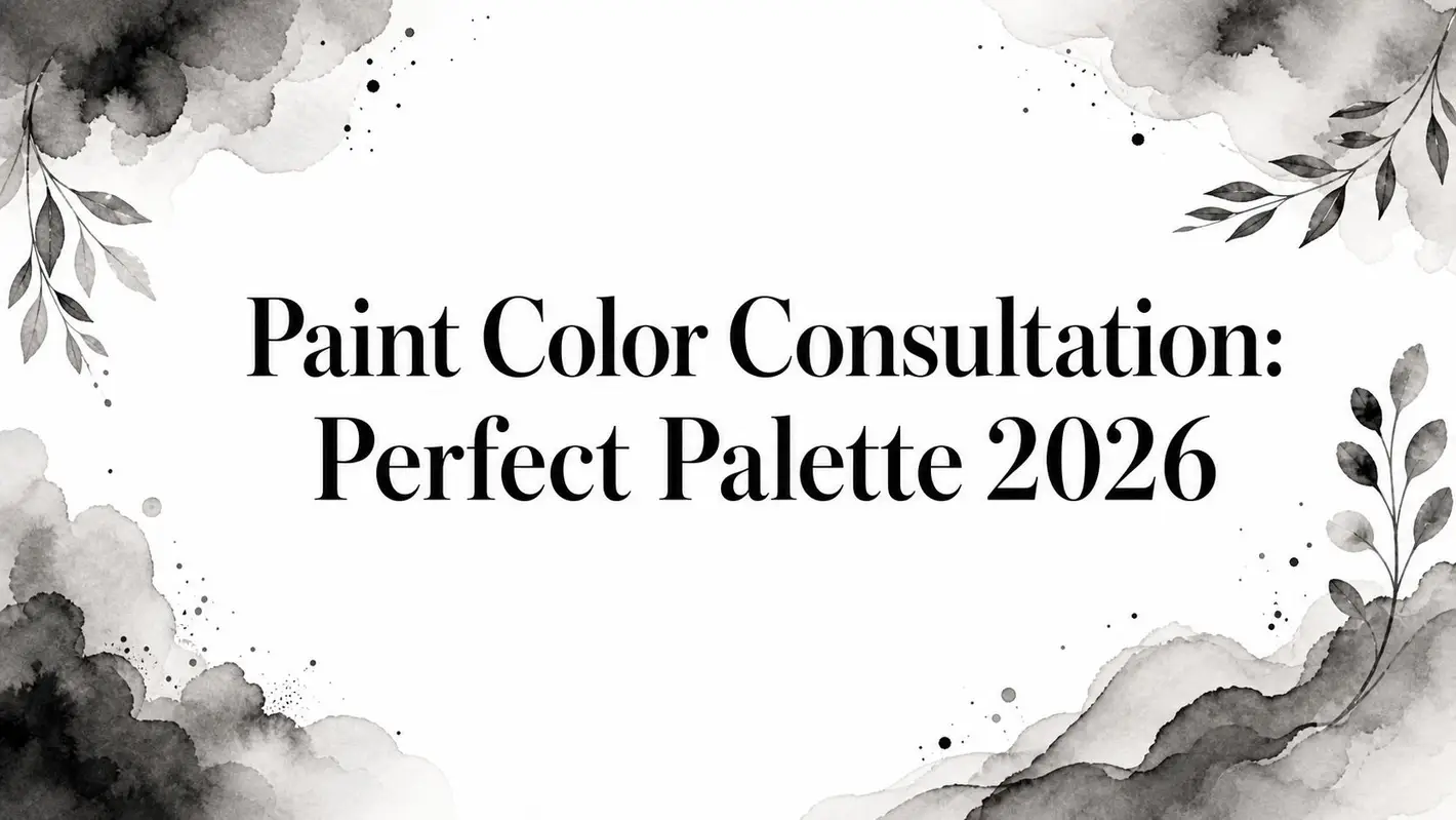 Paint Color Consultation Design Concept