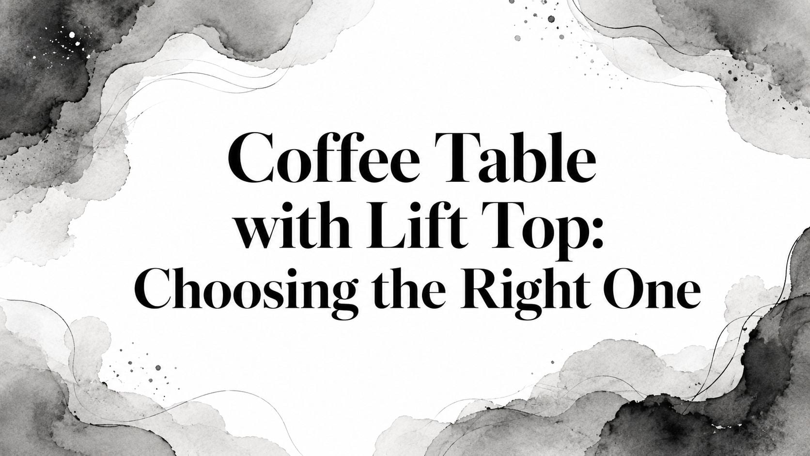 Coffee Table With Lift Top Title Card